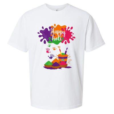 Happy Holi Festival Outfit For Family Sueded Cloud Jersey T-Shirt