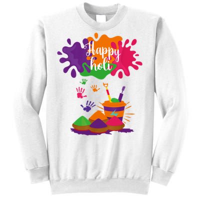 Happy Holi Festival Outfit For Family Sweatshirt