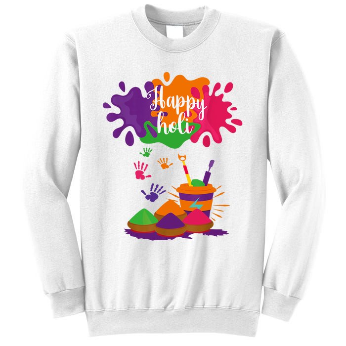 Happy Holi Festival Outfit For Family Sweatshirt