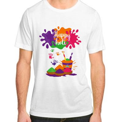 Happy Holi Festival Outfit For Family Adult ChromaSoft Performance T-Shirt