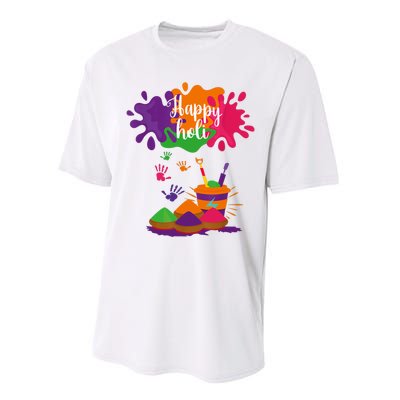 Happy Holi Festival Outfit For Family Performance Sprint T-Shirt