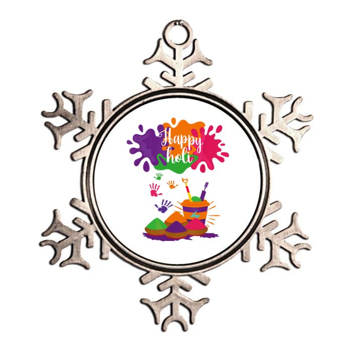 Happy Holi Festival Outfit For Family Metallic Star Ornament