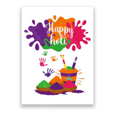 Happy Holi Festival Outfit For Family Poster