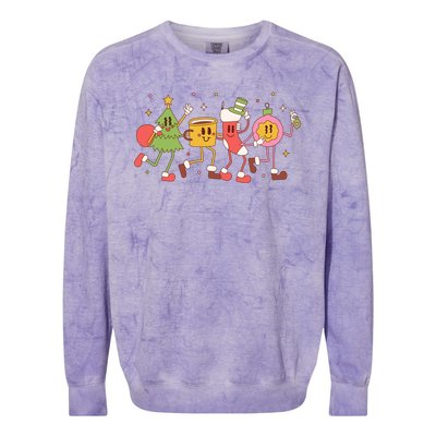 Happy Holiday Festive Christmas Cute Smile Colorblast Crewneck Sweatshirt