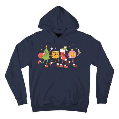 Happy Holiday Festive Christmas Cute Smile Tall Hoodie