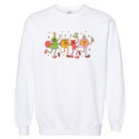 Happy Holiday Festive Christmas Cute Smile Garment-Dyed Sweatshirt