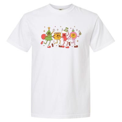 Happy Holiday Festive Christmas Cute Smile Garment-Dyed Heavyweight T-Shirt