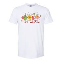 Happy Holiday Festive Christmas Cute Smile Softstyle CVC T-Shirt