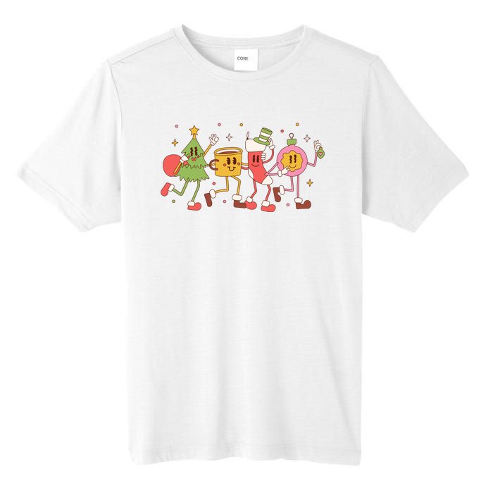 Happy Holiday Festive Christmas Cute Smile Tall Fusion ChromaSoft Performance T-Shirt