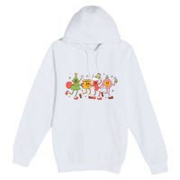 Happy Holiday Festive Christmas Cute Smile Premium Pullover Hoodie