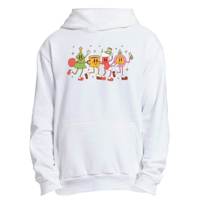 Happy Holiday Festive Christmas Cute Smile Urban Pullover Hoodie