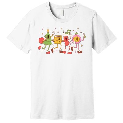 Happy Holiday Festive Christmas Cute Smile Premium T-Shirt