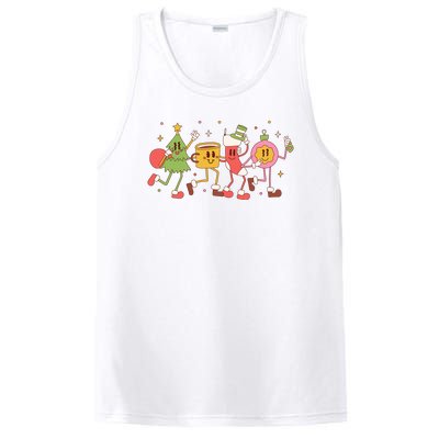 Happy Holiday Festive Christmas Cute Smile PosiCharge Competitor Tank