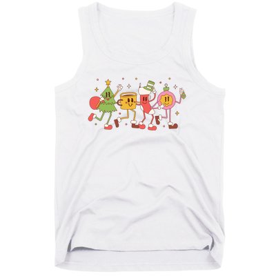 Happy Holiday Festive Christmas Cute Smile Tank Top