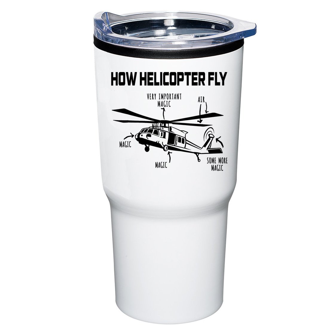 How Helicopters Fly Funny Helicopter Pilot Rotorcraft Pilot Tumbler