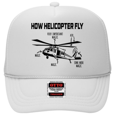 How Helicopters Fly Funny Helicopter Pilot Rotorcraft Pilot Trucker Hat