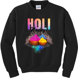 Happy Holi  Festival Of Colours On The Festival Of Love Kids Sweatshirt