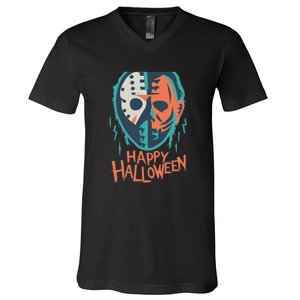 Happy Halloween Funny V-Neck T-Shirt