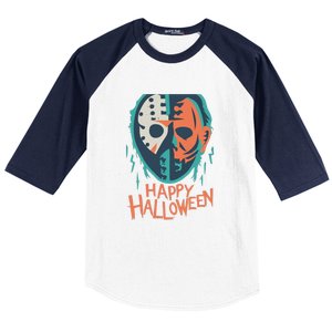 Happy Halloween Funny Baseball Sleeve Shirt