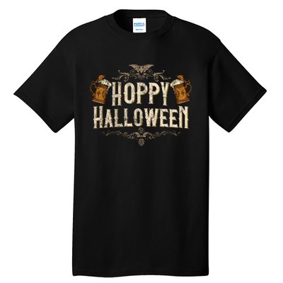 Hoppy Halloween Funny Vintages Halloween Beer Drinking Tall T-Shirt