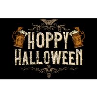 Hoppy Halloween Funny Vintages Halloween Beer Drinking Bumper Sticker