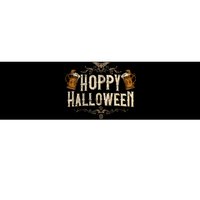 Hoppy Halloween Funny Vintages Halloween Beer Drinking Bumper Sticker