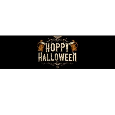 Hoppy Halloween Funny Vintages Halloween Beer Drinking Bumper Sticker