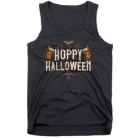 Hoppy Halloween Funny Vintages Halloween Beer Drinking Tank Top