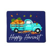 Happy Harvest Fall Season Pumpkin Truck Thanksgiving Vintage Mousepad