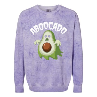 Happy Halloween Fruit Lover Spooky Trick Or Treat Gift Colorblast Crewneck Sweatshirt