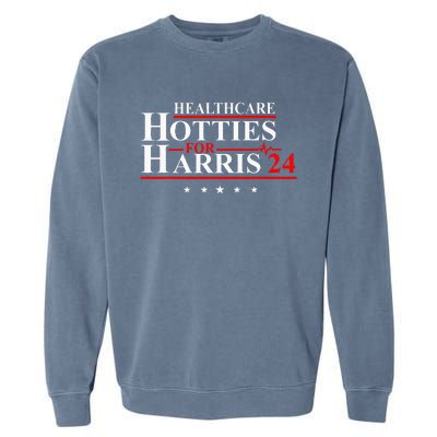 Healthcare Hotties For Harris 24 Garment-Dyed Sweatshirt