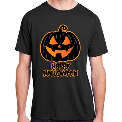 Happy Halloween for and Wo - Pumpkin Halloween Adult ChromaSoft Performance T-Shirt