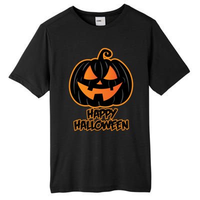 Happy Halloween for and Wo - Pumpkin Halloween Tall Fusion ChromaSoft Performance T-Shirt