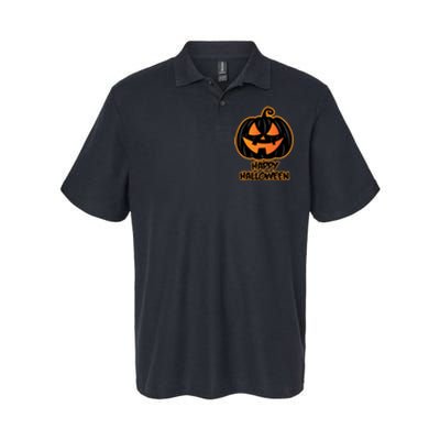 Happy Halloween for and Wo - Pumpkin Halloween Softstyle Adult Sport Polo