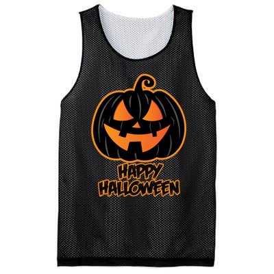 Happy Halloween for and Wo - Pumpkin Halloween Mesh Reversible Basketball Jersey Tank