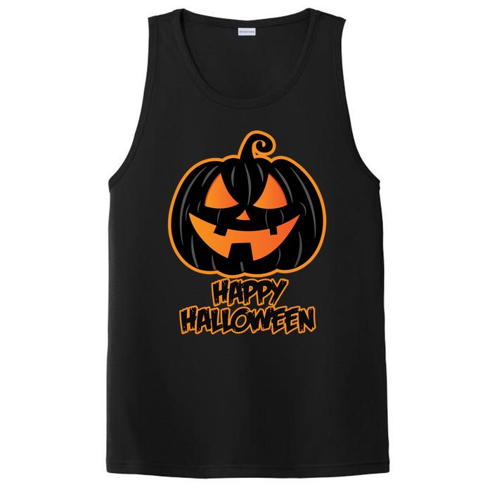 Happy Halloween for and Wo - Pumpkin Halloween PosiCharge Competitor Tank