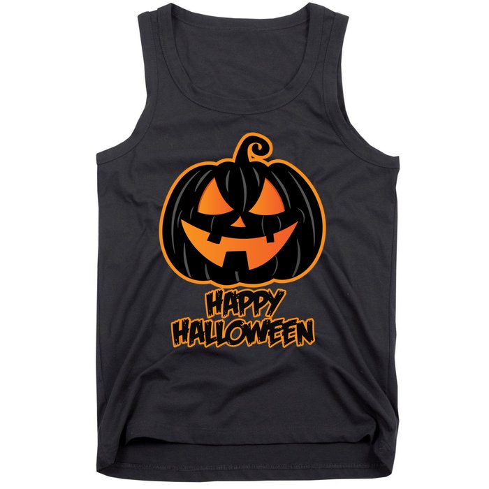 Happy Halloween for and Wo - Pumpkin Halloween Tank Top