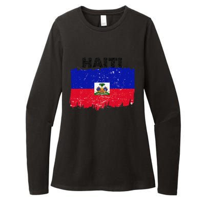 Haiti Haitian Flag Day Haitian Pride Womens CVC Long Sleeve Shirt