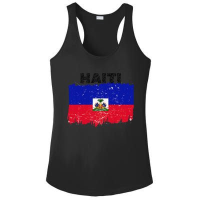 Haiti Haitian Flag Day Haitian Pride Ladies PosiCharge Competitor Racerback Tank