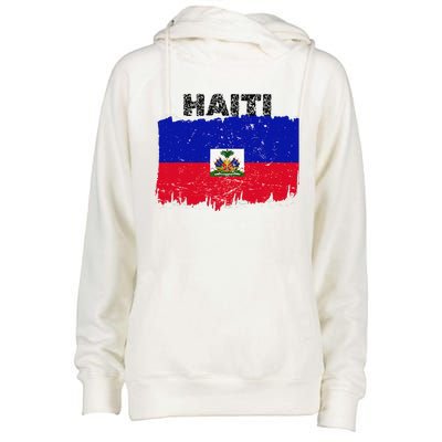 Haiti Haitian Flag Day Haitian Pride Womens Funnel Neck Pullover Hood