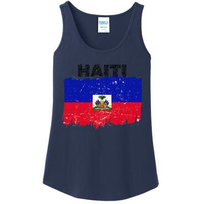 Haiti Haitian Flag Day Haitian Pride Ladies Essential Tank