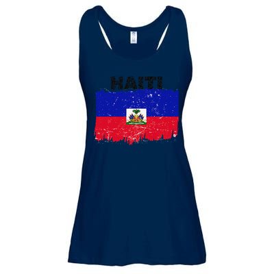 Haiti Haitian Flag Day Haitian Pride Ladies Essential Flowy Tank