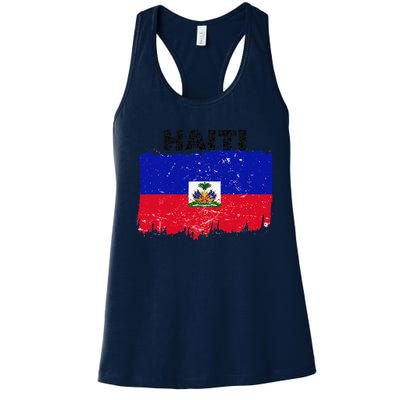 Haiti Haitian Flag Day Haitian Pride Women's Racerback Tank