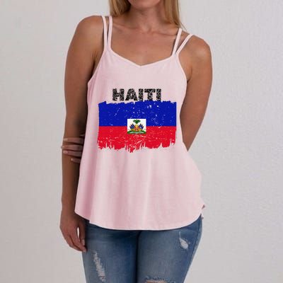 Haiti Haitian Flag Day Haitian Pride Women's Strappy Tank