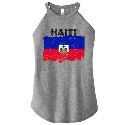 Haiti Haitian Flag Day Haitian Pride Women's Perfect Tri Rocker Tank