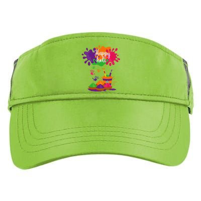 Happy Holi Festival Outfit For Family Adult Drive Performance Visor