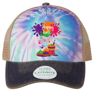 Happy Holi Festival Outfit For Family Legacy Tie Dye Trucker Hat