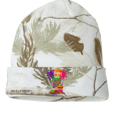 Happy Holi Festival Outfit For Family Kati Licensed 12" Camo Beanie