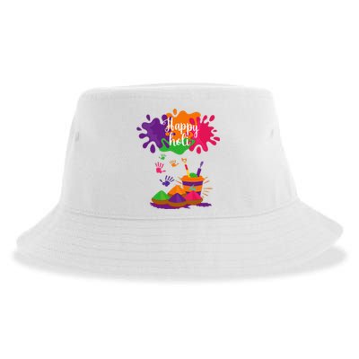 Happy Holi Festival Outfit For Family Sustainable Bucket Hat