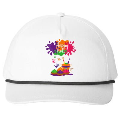 Happy Holi Festival Outfit For Family Snapback Five-Panel Rope Hat